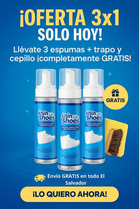 Shiny Shoes 3x1 kit limpia zapatos